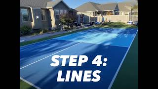 Pickleball Court-Step by Step