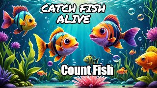 Counting Fish | 20 Little Fish | Nursery Rhymes | 1 2 3 4 5 once i caught fish alive | counting song