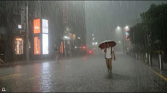 No Umbrella, No Plan, Just Me and the Rain. Relaxing Sound for Sleep Meditation. White Noise.