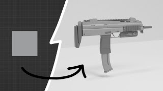 Modeling weapons for 100 days (Day 45)