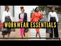 10 WORKWEAR ESSENTIALS, Work Wardrobe Basics