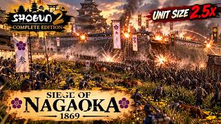 Siege of Nagaoka 1869 Shogun 2 Complete Edition Unit Size 2.5x RTX5080 Fall of the Samurai