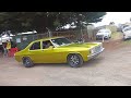 Cars leaving Colac Motorfest part 2.