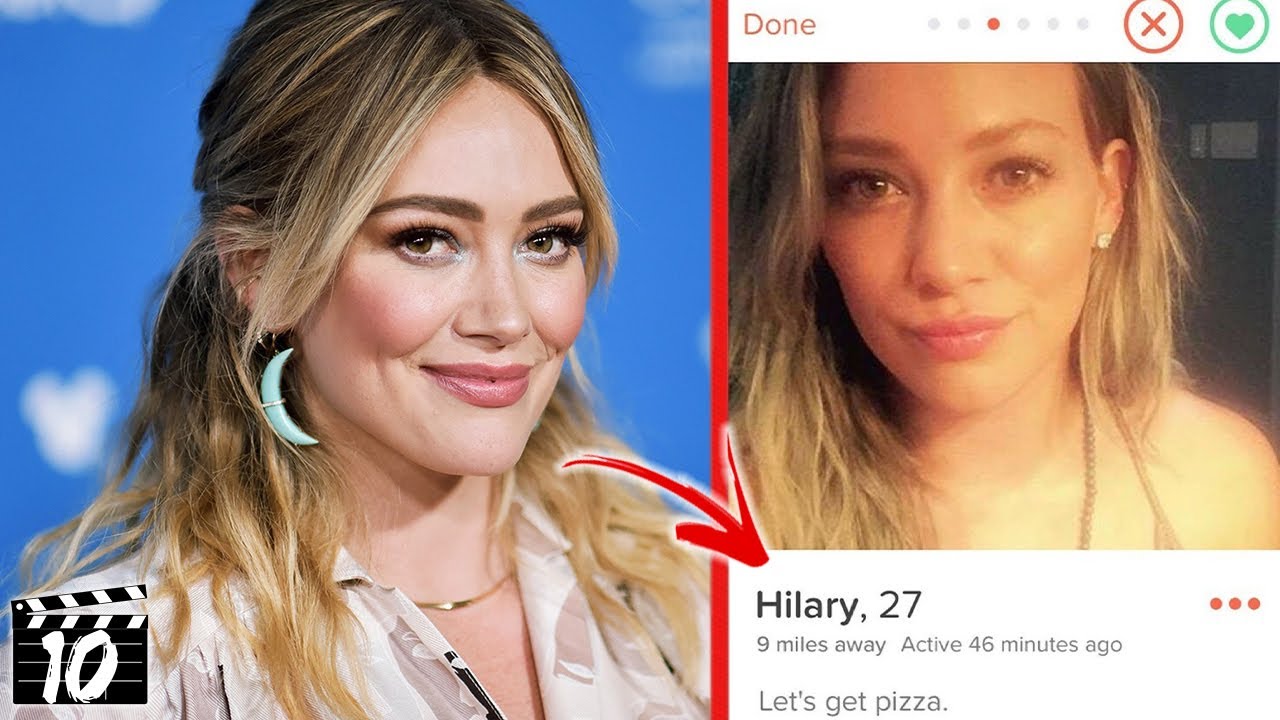 Top 10 Celebrities You Didn't Know Were On Tinder YouTube