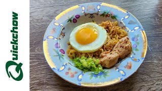 Quickchow Pancit Canton Toyomansi - Philippines - Instant Noodle Recipe Time - EP 1707