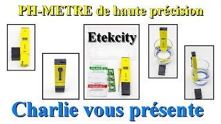 Etekcity Ph-Mètre De Haute Précision Avec Atc Et Lcd Rétroéclairé, Résolution 0,01Ph