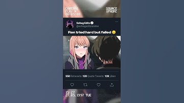 [ Ren tried hard but failed 😔 ] -Best sad anime moment #animeshorts #animelover #anime