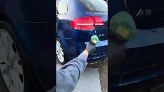 How to fix plastic bumper dent #diy #automobile  #diycarrepair #detailing