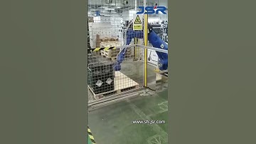 Automatic Palletizing Loading And Unloading SolutionGP180 Industrial Yaskawa Robot  #jsr