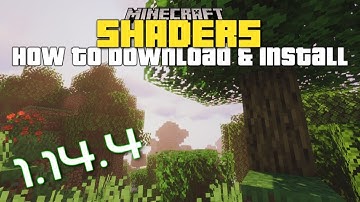 How To Download & Install SHADERS in Minecraft 1.14.4 (FREE) - Tutorial