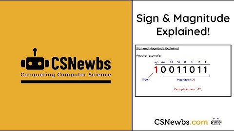 Sign & Magnitude Explained