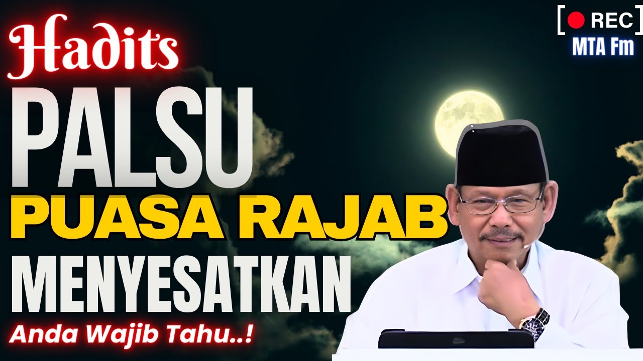 Hadits Dhoif Amalan Puasa Bulan Rajab || Ustadz. Drs. Ahmad Sukino (Alm.) Jihad Pagi MTA