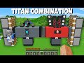 I can COMBINE SPEAKERMAN TITAN and CAMERAMAN TITAN SPAWN in Minecraft ! SPEAKER + CAMERA = ????