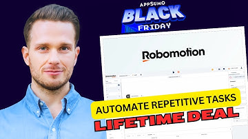 Robomotion - AppSumo Black Friday 2025 - Automate Repetitive Tasks with RPA Bots