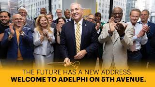 New President, New Building, New Dreams: Adelphi Takes Manhattan