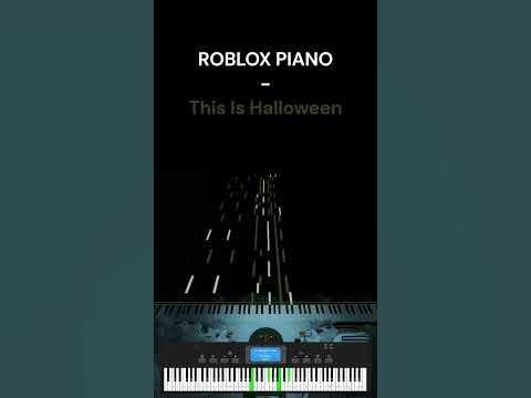 This Is Halloween | The Nightmare Before Christmas [ROBLOX Piano] #