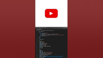 How To Create Youtube Logo Using CSS | #shorts#short #ytshorts #ytfeed #htmlcss #youtubelogo