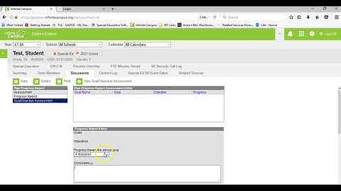Creating a Progress Report in Infinite Campus