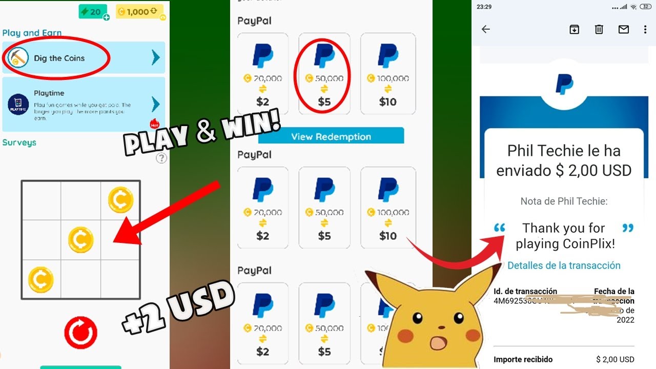 CoinPlix App PAGA $2 rápido! NUEVA APP PAGANDO A PAYPAL! – FULL REVIEW – GANA JUGANDO! LEGIT APP!