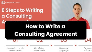 How to Write a Consulting Agreement [Lawyer Templates Available]