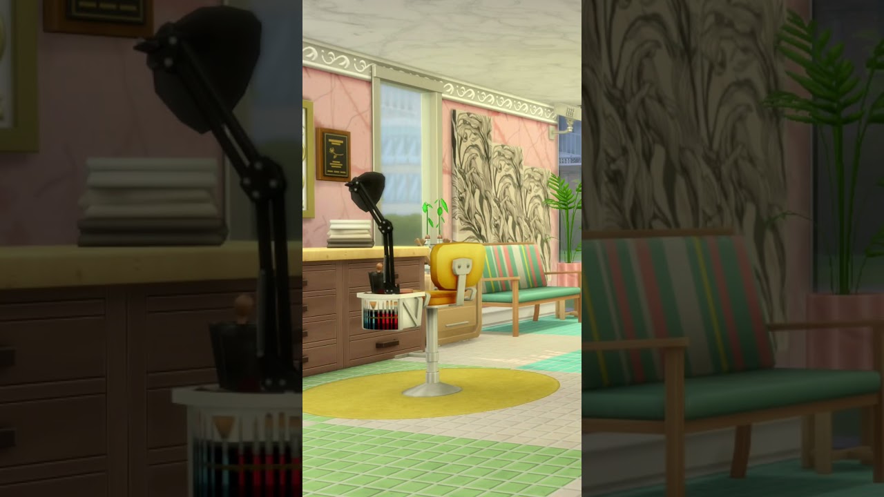 Come get the salon treatment! #sims4build #sims4 Gallery ID: Sw33tP87