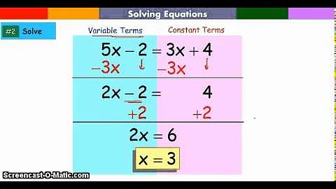 variables on both sides