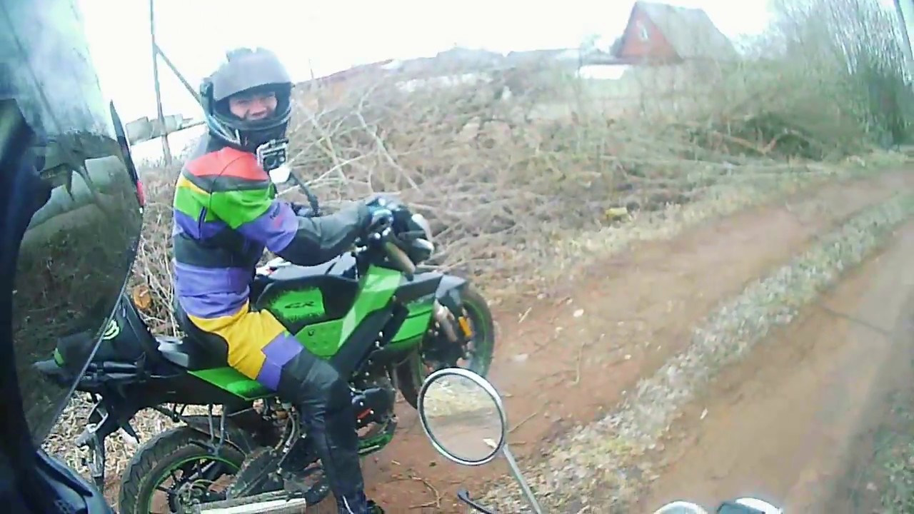 СЛЕТЕЛА ЦЕПЬ! | Неправильная покатушка | IRBIS GR 250 | ALPHA 125 - YouTube