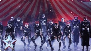 tng characters deliver in tents scary circus routine semi