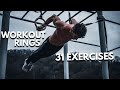 31 exercises on rings  calisthenics workout rings