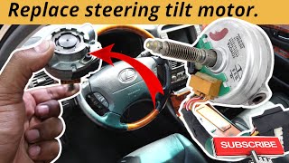 how to replace steering tilt motor | lexus LS 430 |