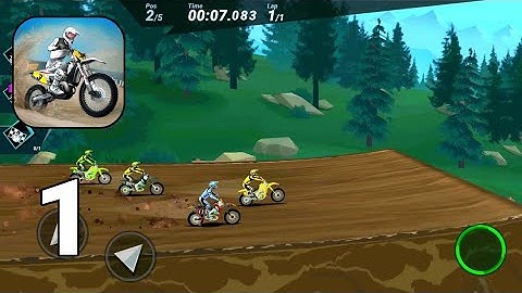 Mad Skills Motocross 3 - Gameplay Walkthrough Part 1 (iOS, Android)