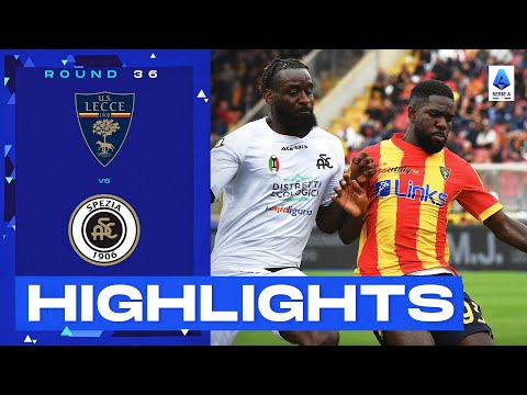 Lecce Spezia Goals And Highlights