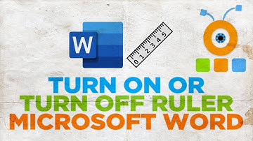 How to Turn On or Off Ruler in Word