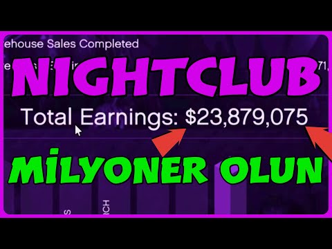 GTA 5 Online - Nightclub da Çok Kolay Zengin Olma Yöntemi 10 Dakikada 1.000.000 $