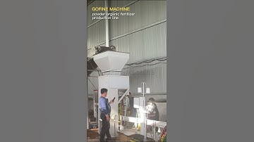 Chicken manure fermentation processing powder organic fertilizer production line in chicken farm
