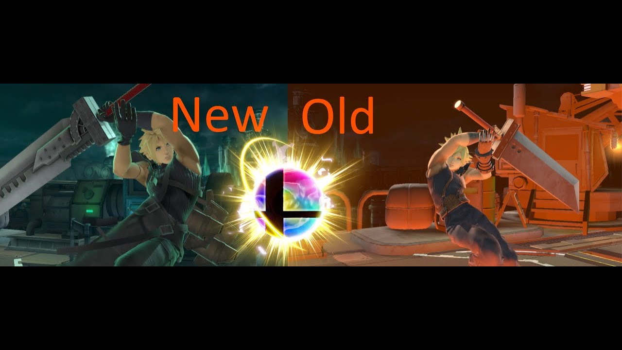 Cloud's old final smash vs Cloud's new final smash