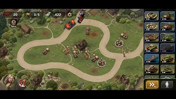 Level 37 #Normal WWll Defense: RTS Army TD game (mobile)#shorts #gameplay