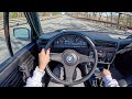 1987 BMW 325i Manual - Driving a Minty Fresh E30 (POV Binaural Audio)