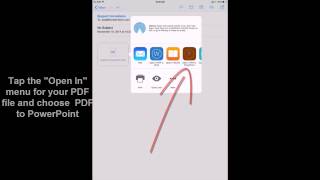 Convert PDF to PowerPoint on your iPad or iPhone for Free screenshot 4