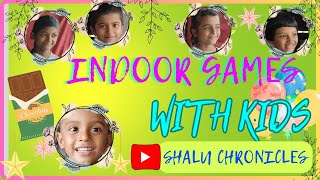INDOOR GAMES WITH KIDS  | ENTERTAINMENT VLOG | SHALU CHRONICLES