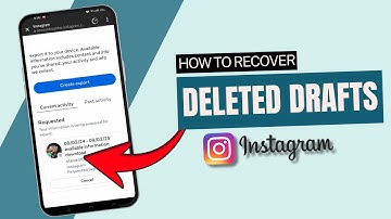 Hoe kun je verwijderde concepten op Instagram herstellen?