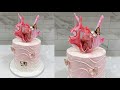 Cake decorating tutorials | Buttercream wave cake | Sugarella Sweets