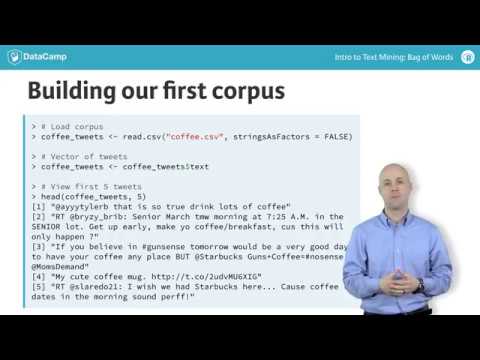 R tutorial: Getting started with text mining? - YouTube