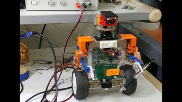 Two-Wheels Self-Balancing Robot with Arms and Machine Vision Module (V2 Prototype 2, Video 1)