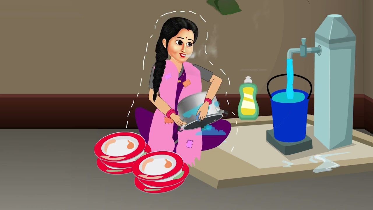 ठंड में गरीब बहु का लंच बॉक्स the poor douthar in law with the lunchbox 