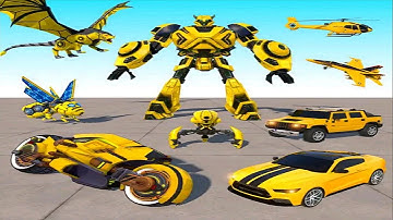 Jet Robot Transforming Game: Cliff Jumper Robot Transformers - Android iOS Gameplay