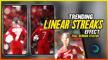 Trending Linear Streaks Effect Full Screen Status|Alightmotion Malayalam Tutorial|ABU PKD Editz