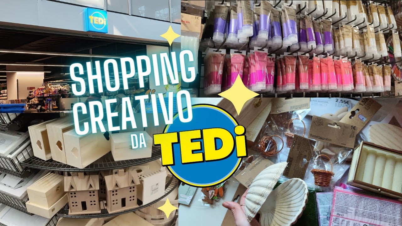 Andiamo a fare shopping creativo da✨  TEDI  ✨  impazzisco e compro tutto