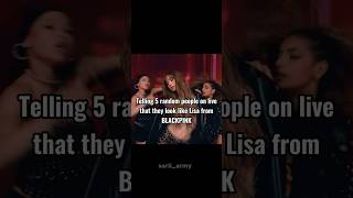 Telling 5 People On Live That They Look Like Lisa Credits