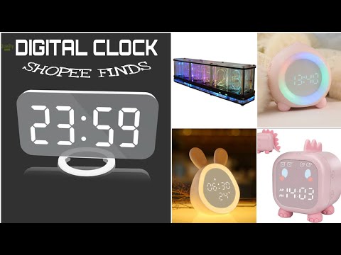 Video: Backlit Wall Clock: LED Digital Clock, Glow In The Dark. Clock-lamps With Luminous Numbers And Arrows And Clock-paintings On The Wall, Other Options